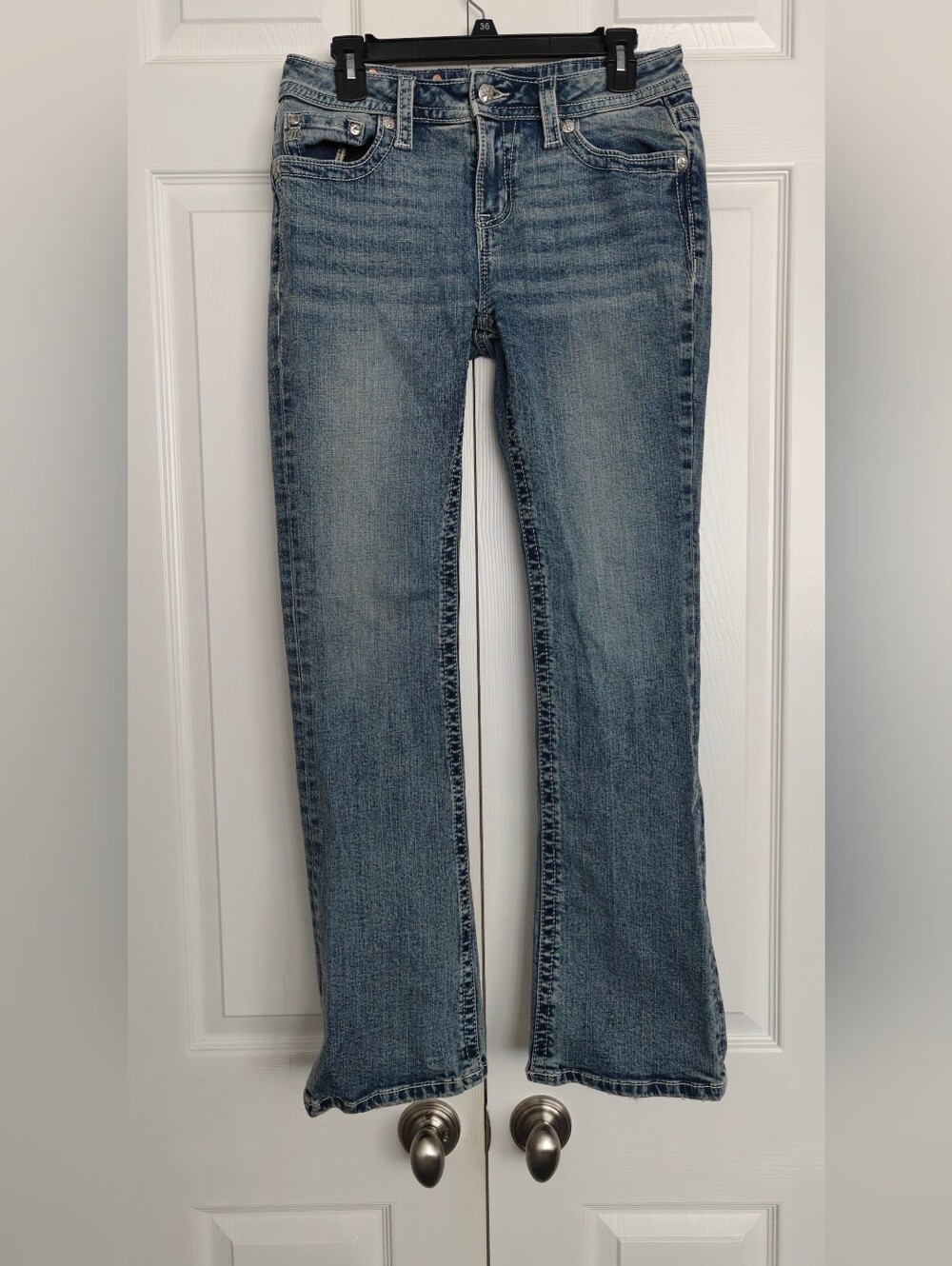 Miss Me Classic Mid-Wash Women's Bootcut Jeans, Size 29